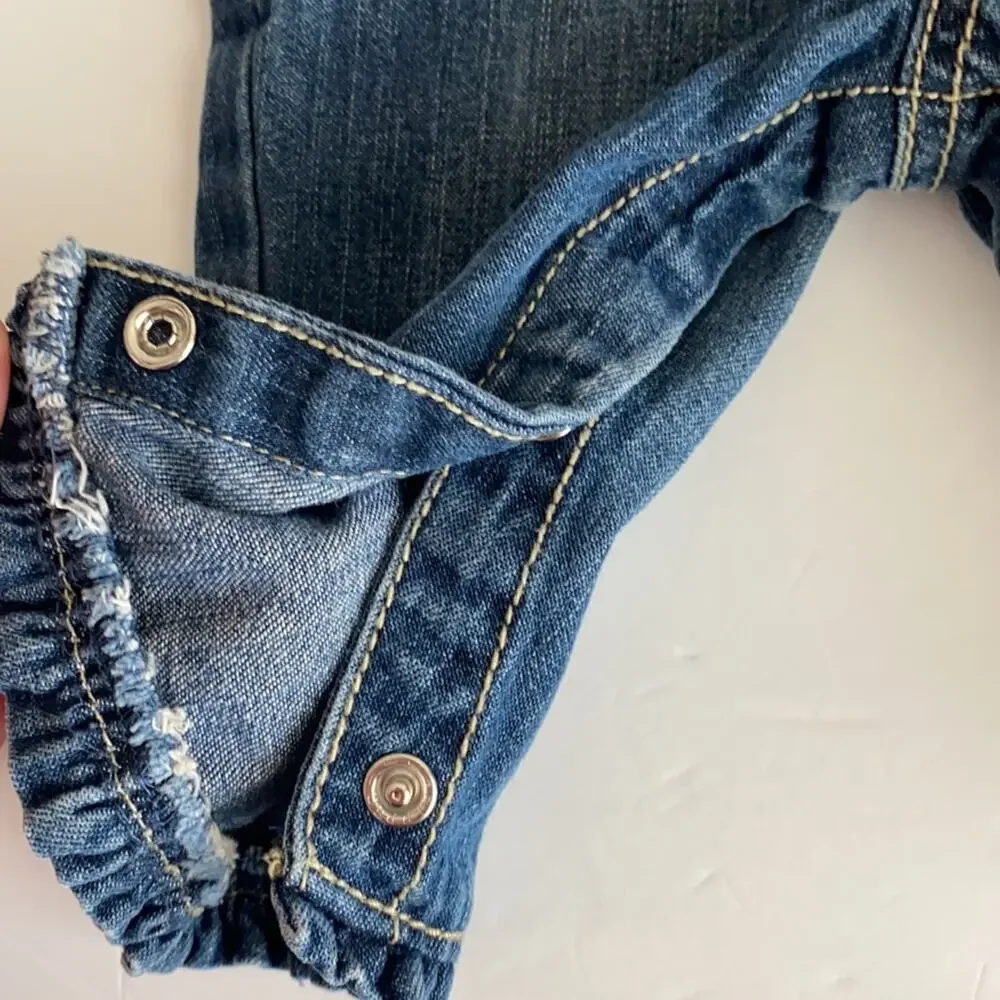 Vintage Girl OshKosh B’Gosh denim Heart overalls 3 Months